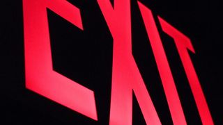 输出、灯光、霓虹灯、标志、红色、通信、黑色背景、引导