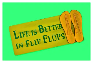 人字拖、盾牌、明信片、live、better、鞋子、搞笑、贺卡