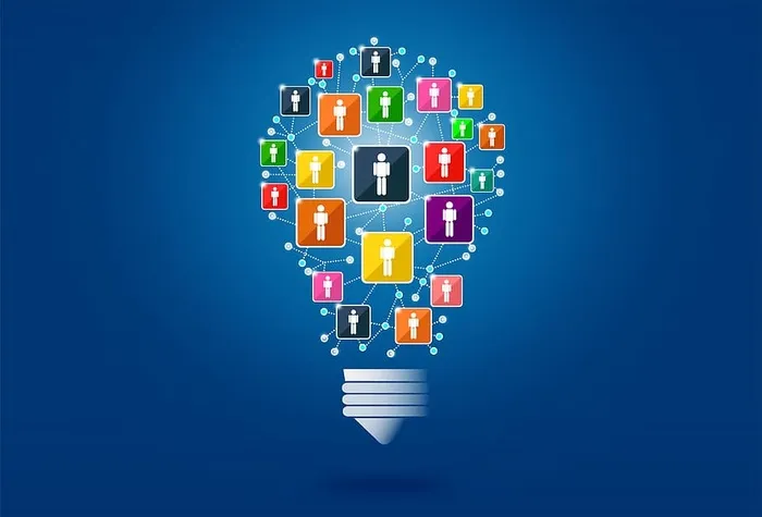 网络中的人们分享想法——社会关系