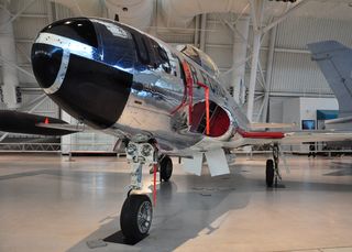飞机，t-33a，udvar hazy，喷气式飞机，空军，飞机，喷气式飞机，洛克希德