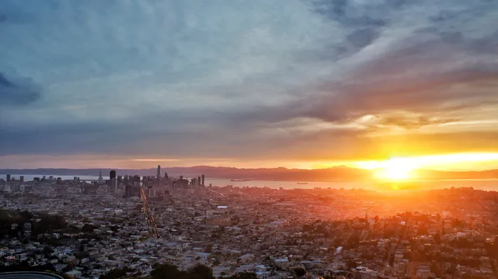 自然, 户外, 天空, 黄昏, 日落, 红色的天空, 黎明, 风景