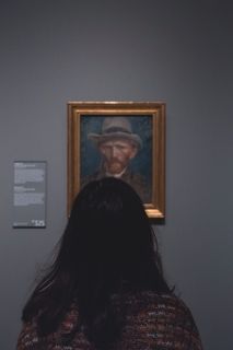 荷兰, 阿姆斯特丹, 国立博物馆, 背后的女孩, 欧洲, 艺术, 文森特梵高