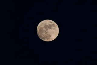 月亮的照片，照片，满月，月亮，星星，黑暗，夜晚，摄影