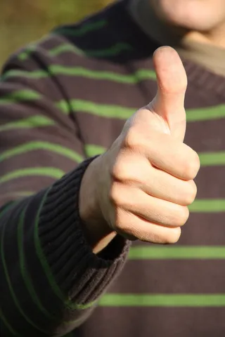 人，显示，批准，签名，竖起大拇指，prima，人手，一个人