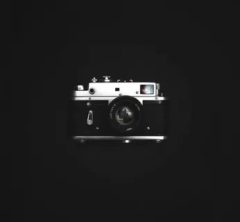 经典、模拟、相机、复古、chorme、黑色、镜头、摄影