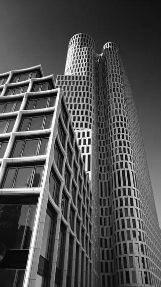 建筑, 摩天大楼, 技术, 摩天大楼, 玻璃幕墙, 正面, 建造, 柏林