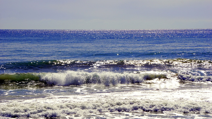 波浪、大海、水、海滩、沙滩、海岸、蓝色、自然