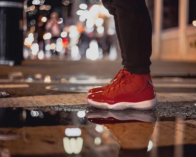 Air Jordan 11特写照片