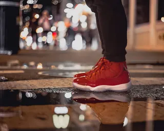 Air Jordan 11特写照片