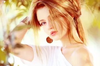 选择性聚焦摄影，女性肖像，肖像，女性，女孩，美女，金发