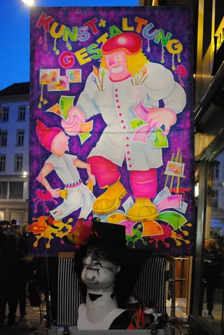 灯笼，狂欢节，basler fasnacht 2015，真人，多色，表现，建筑结构，生活方式
