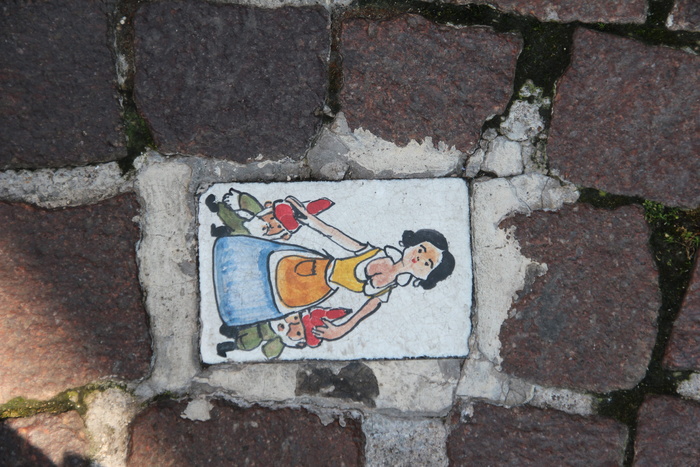 铺路, 石头, 鹅卵石绘画, 铺路石, 鹅卵石, 绘画, 小矮人, 成人