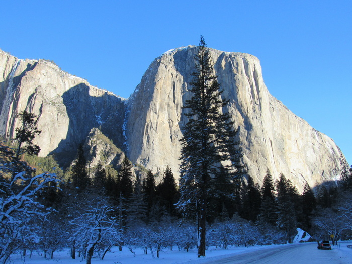 冬天，国家公园，约塞米蒂，雪，寒冷的温度，高山，自然之美，风景-自然