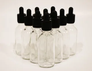 透明玻璃, 滴管, 瓶子, 工作室拍摄, 室内, 特写, 静物, 白色背景