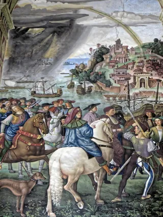 她的、西尔维奥·皮科洛米尼、藏书楼、壁画、文艺复兴、图书馆、名画、历史