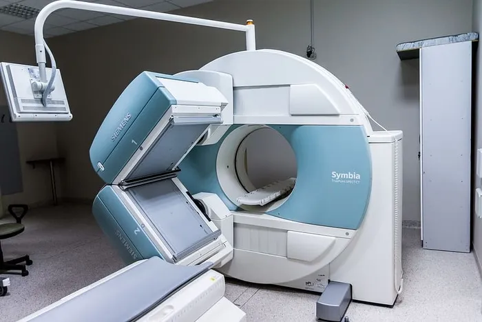 白色、蓝色、symbia ct扫描机、内部、房间、mri、磁共振成像、诊断