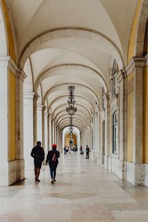 葡萄牙里斯本的奥古斯塔广场