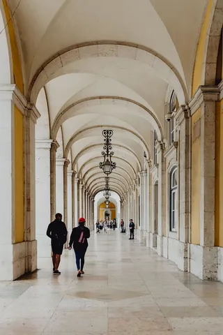 葡萄牙里斯本的奥古斯塔广场