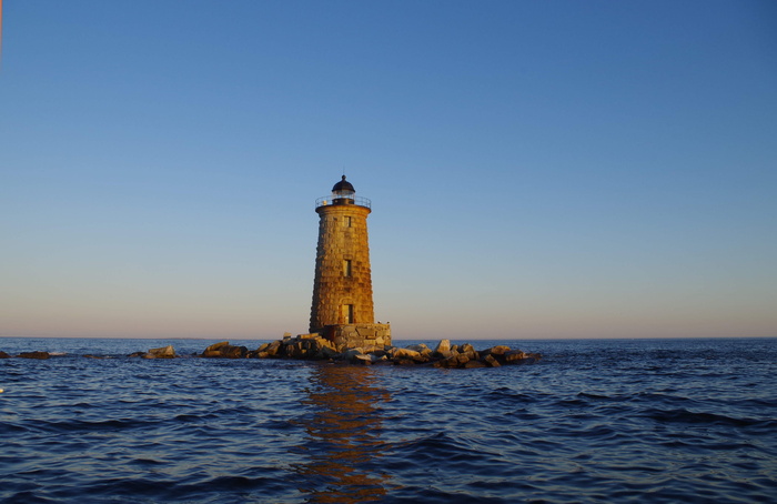 灯塔，海洋，大西洋，海洋，黄昏，海洋，日落，海岸