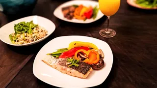 意大利面，意大利面，食物，生活方式，美味，放松，鲑鱼，生活