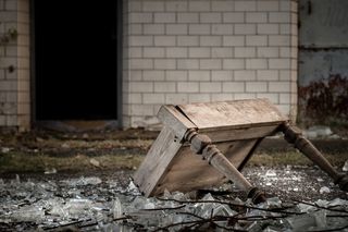 废弃的，丢失的，废弃的地方，照片，丢失的地方，桌子，破碎的，废墟