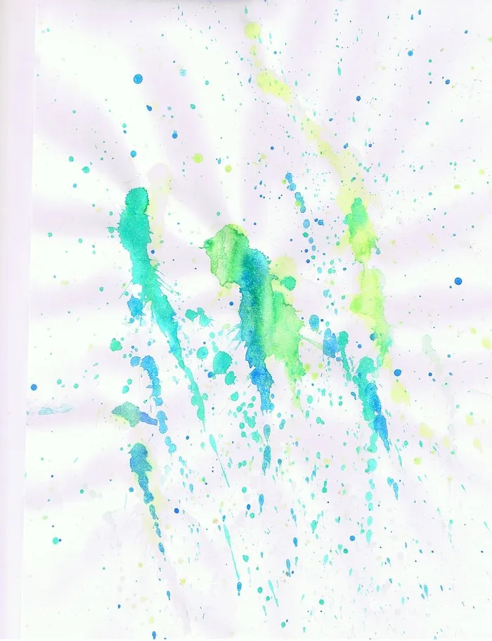 青色、绿色、抽象、绘画、纹理、水彩、飞溅、油漆