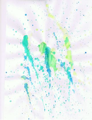 青色、绿色、抽象、绘画、纹理、水彩、飞溅、油漆