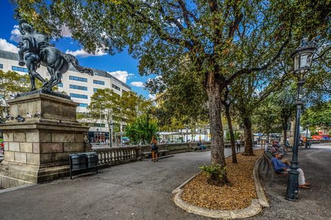 巴塞罗那、树荫、雕像、休息、公园、树荫、城市、西班牙语