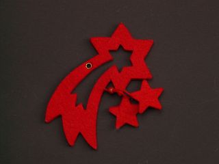 星星，一品红，彗星，尾巴，by，伯利恒，红色，星形