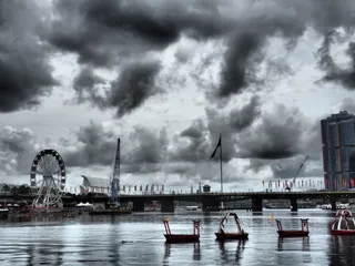 悉尼，达令港，澳大利亚，农历新年，穆迪，云天，水，航海船
