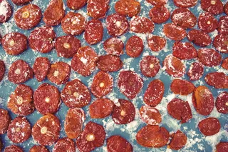 蓝色、食物、红色、盐、西红柿、西红柿、科学、全框架