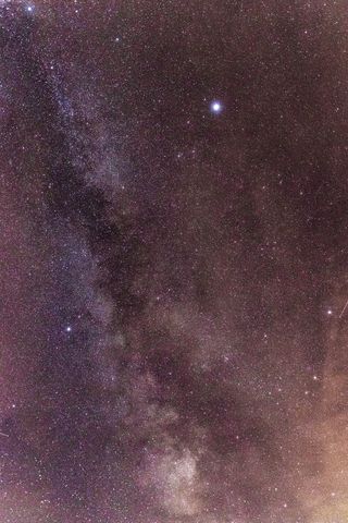 银河、天空、夜晚、星星、紫色、红色、神经、高清壁纸