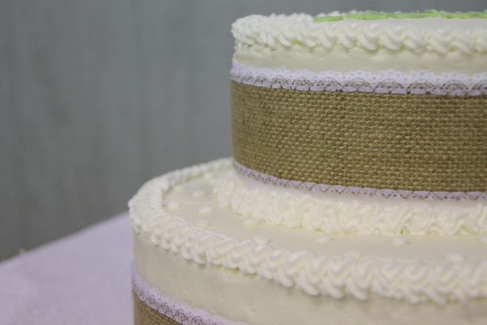蛋糕，婚礼蛋糕，粗麻布，婚礼，食物，甜点，庆典