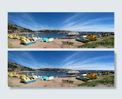 科帕卡巴纳，提提卡卡湖，桨，船，旅行，提提卡卡，湖，水