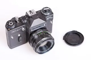 相机，老式，实物，复古，经典，白色，摄影，独立