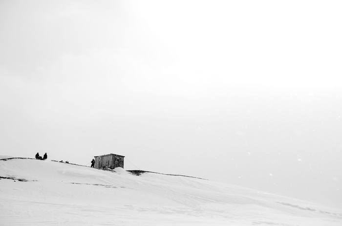 斯瓦尔巴特群岛和扬马延岛、斯匹次卑尔根岛、北极、北极、雪、冬季、寒冷、暴风雪