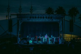 坦帕，柯蒂斯·希克森公园，音乐会，乐队，舞台，舞台-表演空间，夜晚，人群