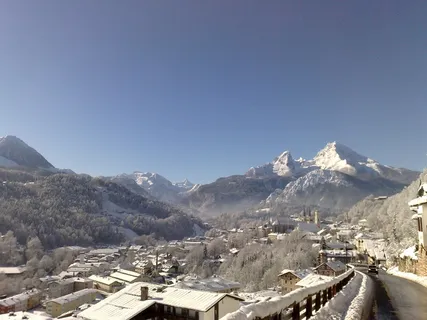 berchtesgaden,冬季,巴伐利亚州,雪,山,天空,建筑,复制空间 berchtesgaden,冬季,巴伐利亚州,雪,山,天空,建筑,复制空间