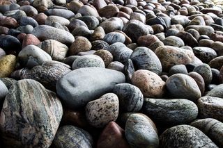 加拿大，纽芬兰和拉布拉多，自然，石头，海滩，岩石，岩石，背景