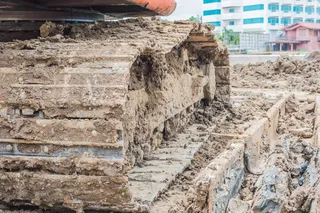 泥浆、卡住、施工、设备、车轮、装载机、土壤、车辆