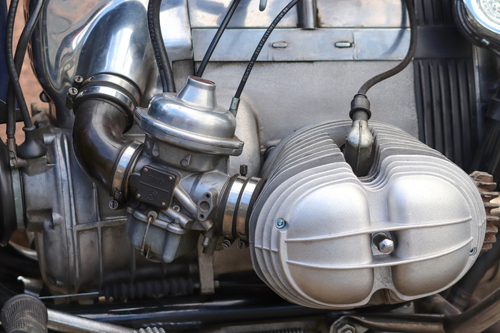 电机，摩托车，发动机缸体，金属，铬，技术，机器，闪亮