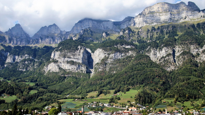 山，风景，高山，山顶，风景，高山的高度，阿尔卑斯山，全景