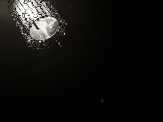 灯，灯，灯泡，开尔文，led，房间，复印空间，黑色背景