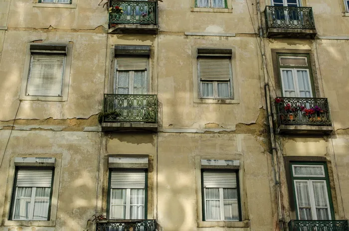 葡萄牙、里斯本、旅游、阿罗约、弗兰纳、建筑、窗户、鲜花