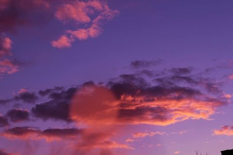 日落，粉色，紫色，#波基，#粉彩，霓虹，狂野，云彩