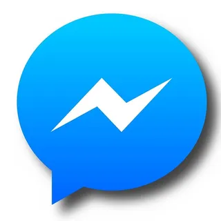 facebook messenger徽标、messenger、通讯、图标、手机、技术、互联网、聊天