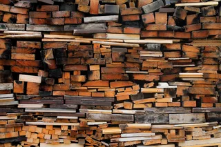 意大利，passo san pellegrino，木材，伐木，木材，木材，棕色，自然