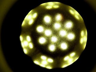 发光二极管，发光，灯泡，表面，明亮，花卉，lichtspiel，照明