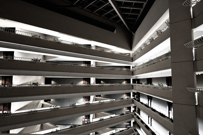 白色结构建筑，建筑物，建筑，住房，泛太平洋酒店，新加坡，天窗，窗户