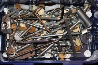 工具箱，螺钉，螺丝刀，工具，工匠，钻头，零碎，内六角扳手